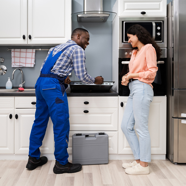 can you provide an estimate for cooktop repair before beginning any work in Cherry